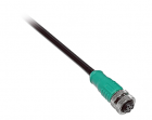 M12 8pin-A Female+10m PUR Cable