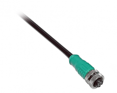 M12 8pin-A Female+10m PUR Cable