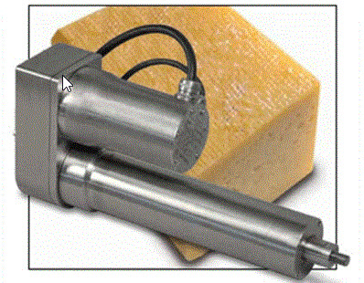Cheese Cutting Using the Tolomatic ERD30 electric rod-style cylinder